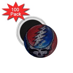 Grateful Dead Logo 1 75  Magnets (100 Pack)  by Cowasu