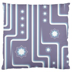 Pattern-non-seamless-background Large Premium Plush Fleece Cushion Case (one Side) by Cowasu