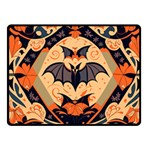 Bat pattern Fleece Blanket (Small) 50 x40  Blanket Front