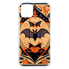 Bat Pattern Iphone 12/12 Pro Tpu Uv Print Case by Valentinaart