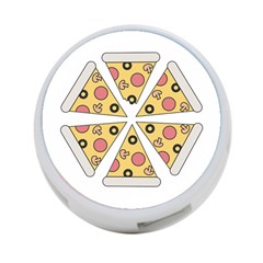 Pizza-slice-food-italian 4-port Usb Hub (two Sides) by Cowasu