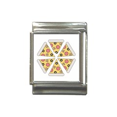 Pizza-slice-food-italian Italian Charm (13mm) by Sarkoni