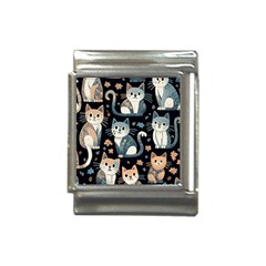 Cats Pattern Italian Charm (13mm) by Valentinaart