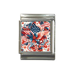 America Pattern Italian Charm (13mm) by Valentinaart