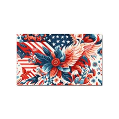 America Pattern Sticker (rectangular) by Valentinaart