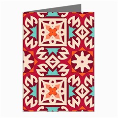 Geometric Pattern Seamless Abstract Greeting Cards (pkg Of 8) by Ravend