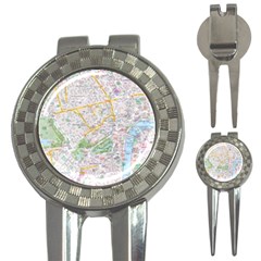 London City Map 3-in-1 Golf Divots by Bedest