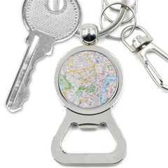 London City Map Bottle Opener Key Chain by Bedest