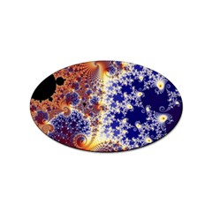 Psychedelic Colorful Abstract Trippy Fractal Mandelbrot Set Sticker Oval (10 Pack) by Bedest