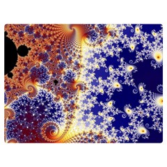 Psychedelic Colorful Abstract Trippy Fractal Mandelbrot Set Premium Plush Fleece Blanket (extra Small) by Bedest