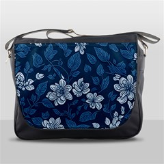 Pattern Flower Nature Messenger Bag by Bedest