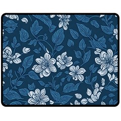 Pattern Flower Nature Two Sides Fleece Blanket (medium) by Bedest