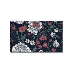 Flower Pattern Sticker Rectangular (100 Pack) by Bedest