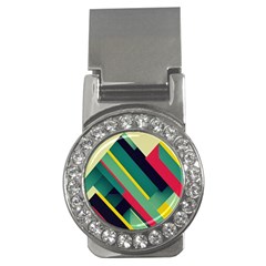 Abstract Geometric Design Pattern Money Clips (cz)  by Bedest