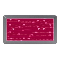 Hearts Valentine Love Background Memory Card Reader (mini) by Proyonanggan