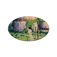 Painting Scenery Sticker Oval (10 Pack) by Sarkoni