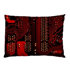 Technology Computer Circuit Pillow Case by Sarkoni