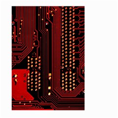 Technology Computer Circuit Large Garden Flag (two Sides) by Sarkoni