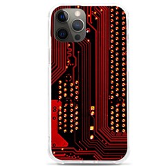 Technology Computer Circuit Iphone 12 Pro Max Tpu Uv Print Case by Sarkoni