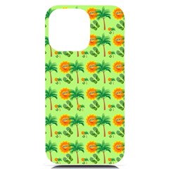 Summer Fun Pattern Iphone 14 Pro Max Black Uv Print Case by LalyLauraFLM