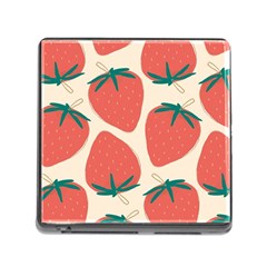 Seamless Strawberry Pattern Vector Memory Card Reader (square 5 Slot) by Grandong