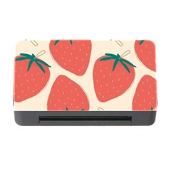 Seamless Strawberry Pattern Vector Memory Card Reader With Cf by Grandong