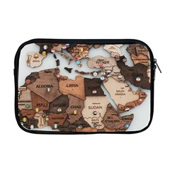 3d Vintage World Map Apple Macbook Pro 17  Zipper Case by Grandong