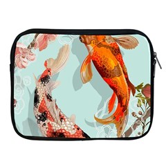 Koi Fish Apple Ipad 2/3/4 Zipper Cases by Grandong