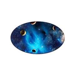 3d Universe Space Star Planet Sticker Oval (10 Pack) by Grandong