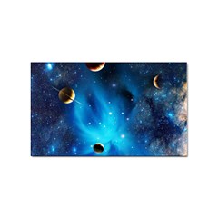 3d Universe Space Star Planet Sticker Rectangular (100 Pack) by Grandong