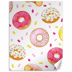 Vector Donut Seamless Pattern Canvas 12  X 16  by Grandong