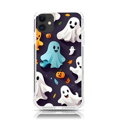 Ghost Pumpkin Scary Iphone 11 Tpu Uv Print Case by Ndabl3x