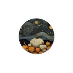 Pumpkin Halloween Golf Ball Marker (10 Pack) by Ndabl3x