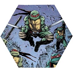 Teenage Mutant Ninja Turtles Comics Wooden Puzzle Hexagon by Sarkoni