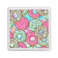 Donut Pattern Texture Colorful Sweet Memory Card Reader (square) by Grandong