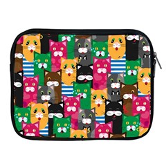 Cats Funny Colorful Pattern Texture Apple Ipad 2/3/4 Zipper Cases by Grandong