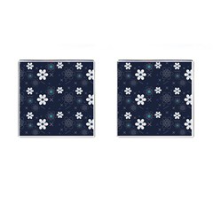 Flower Pattern Texture Cufflinks (square) by Grandong