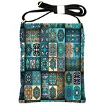 Texture, Pattern, Abstract, Colorful, Digital Art Shoulder Sling Bag Front