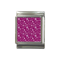 Purple Christmas Pattern Italian Charm (13mm) by Grandong