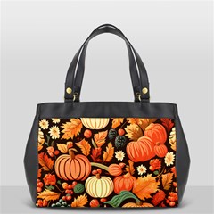 Thanksgiving Pattern Oversize Office Handbag by Valentinaart