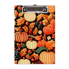 Thanksgiving Pattern A5 Acrylic Clipboard by Valentinaart