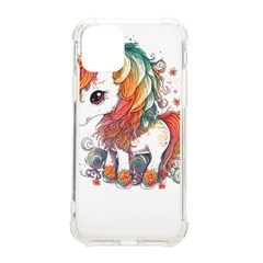 Baby Unicorn T- Shirt Colourful Bay Unicorn T- Shirt Yoga Reflexion Pose T- Shirtyoga Reflexion Pose T- Shirt Iphone 11 Pro 5 8 Inch Tpu Uv Print Case by hizuto