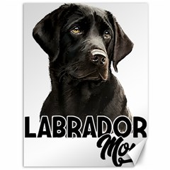 Black Labrador T- Shirt Black Labrador - Labrador Mom T- Shirt Yoga Reflexion Pose T- Shirtyoga Reflexion Pose T- Shirt Canvas 36  X 48  by hizuto