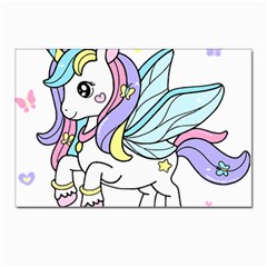 Waitress T- Shirt Awesome Unicorn Waitresses Are Magical For A Waiting Staff T- Shirt Postcard 4 x 6  (pkg Of 10) by ZUXUMI