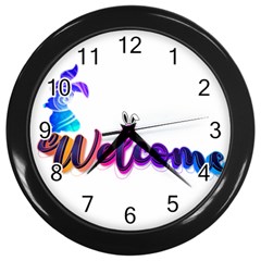 Arts Wall Clock (black) by Internationalstore