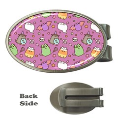 Pusheen Cat Money Clips (oval)  by Pakjumat