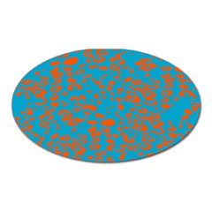 Animal Print Pattern Oval Magnet by Pakjumat