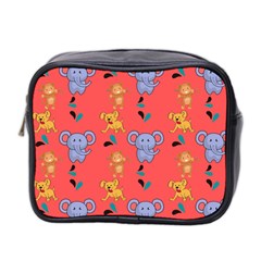 Elephant Monkey Dog Cartoon Mini Toiletries Bag (two Sides) by Pakjumat