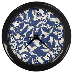 Bird Animal Animal Background Wall Clock (black) by Pakjumat