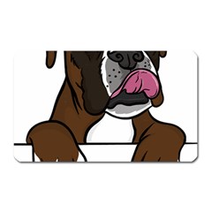 Boxer Dog T- Shirt Boxer T- Shirt Magnet (rectangular) by JamesGoode